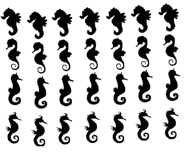 Seahorse Vinyl Stickers ( Multiple colours to choose from )