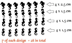 Seahorse Vinyl Stickers ( Multiple colours to choose from )