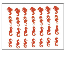 Seahorse Vinyl Stickers ( Multiple colours to choose from )