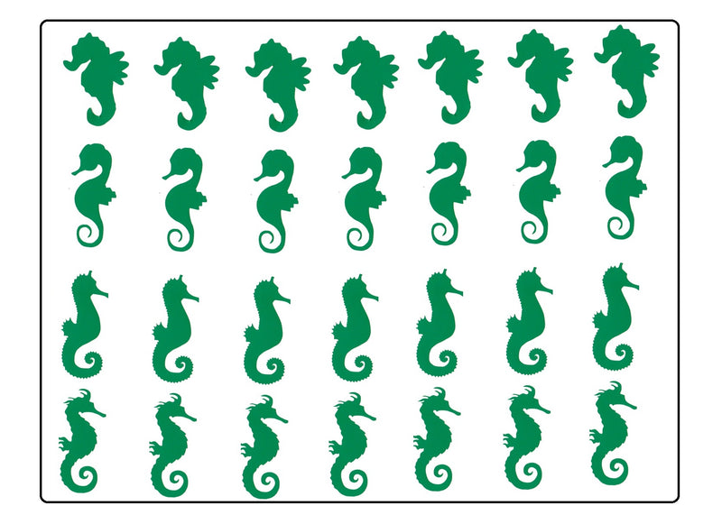 Seahorse Vinyl Stickers ( Multiple colours to choose from )