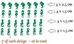 Seahorse Vinyl Stickers ( Multiple colours to choose from )