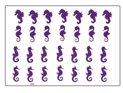 Seahorse Vinyl Stickers ( Multiple colours to choose from )