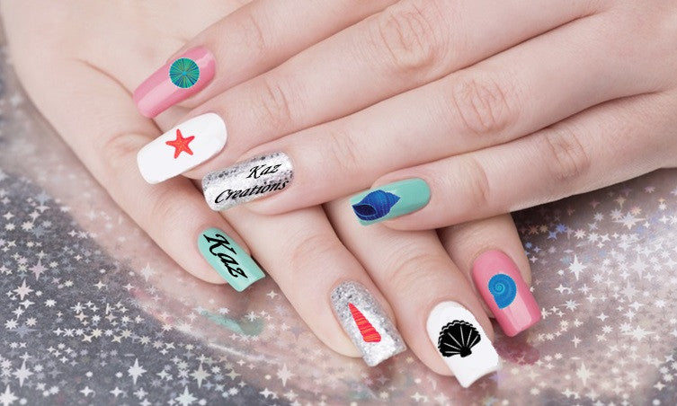 2. Sea Shell Nail Art Designs - wide 6