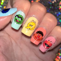 Sesame Street Nail Art Decals c2