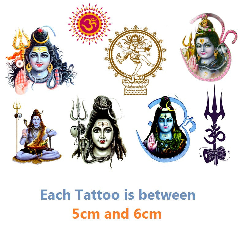 Shiva Temporary Tattoos