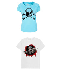 Skull Iron On Transfer ( Several Designs )
