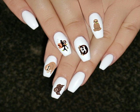 Sloth Nail Art