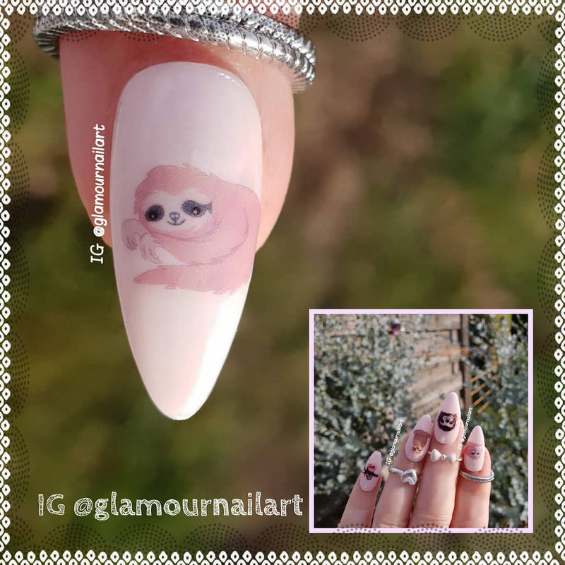 Sloth Nail Art