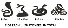 Snake Vinyl Stickers ( Multiple colours to choose from )
