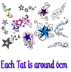 Rainbow Temporary Tattoos