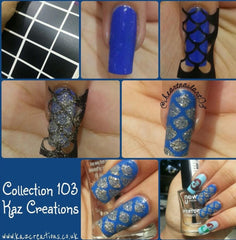 32 Nail Stencils style 103