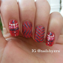 32 Nail Stencils style 113