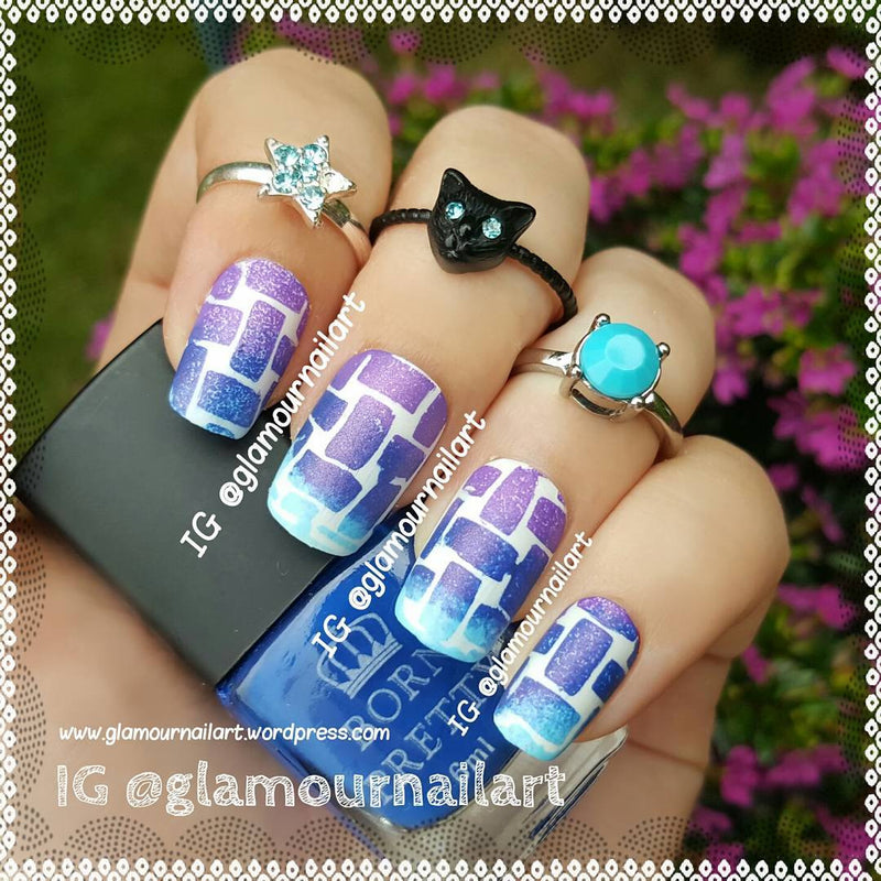 32 Nail Stencils style 123
