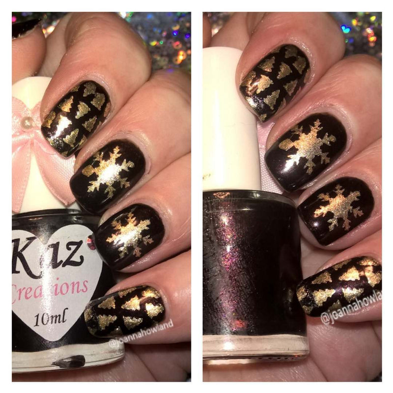 32 Nail Stencils style 127 christmas