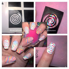 32  Nail Stencils style 134
