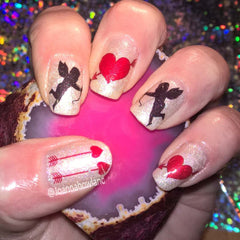 36  Nail Stencils style 135 valentines