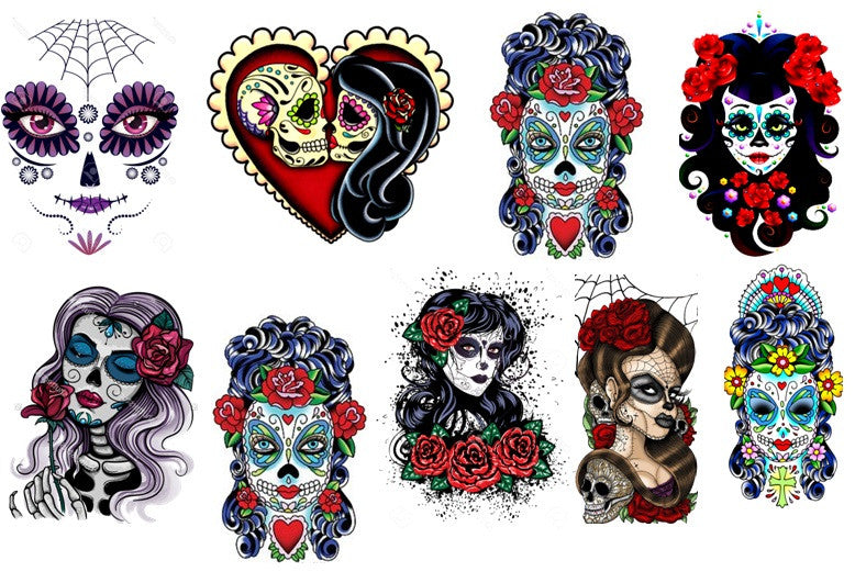 Winged Angel Heart Temporary Tattoos