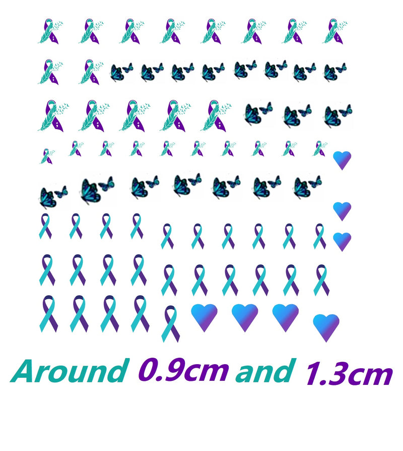 Suicide Awareness Nail Art Decals