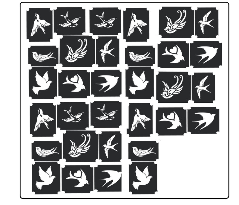 32 Kangaroo Tattoo Stencils