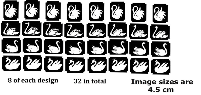 Swan Tattoo Stencils