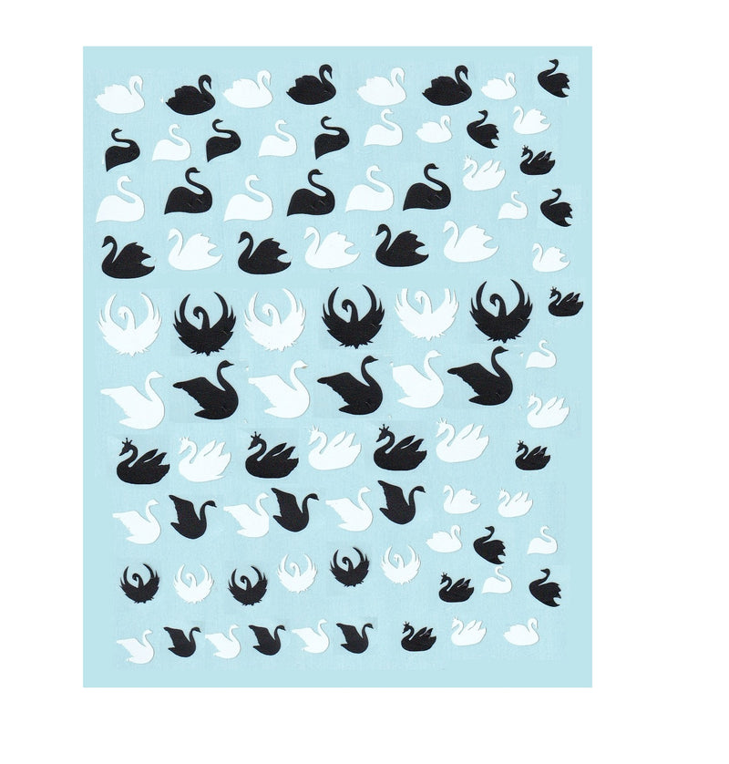 Swan Nail Stickers