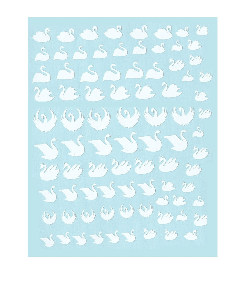 Swan Nail Stickers