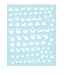 Swan Nail Stickers