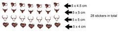 Taurus Vinyl Stickers ( Multiple colours to choose from )