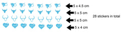 Taurus Vinyl Stickers ( Multiple colours to choose from )