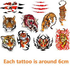 Winged Angel Heart Temporary Tattoos