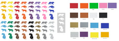Tiger Vinyl Stickers ( Multiple colours to choose from )