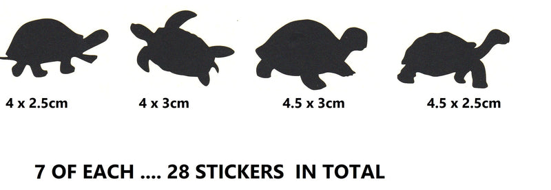Turtle Tortoise  Vinyl Stickers ( Multiple colours to choose from )