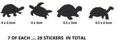 Turtle Tortoise  Vinyl Stickers ( Multiple colours to choose from )