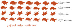 Turtle Tortoise  Vinyl Stickers ( Multiple colours to choose from )