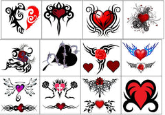 Rainbow Temporary Tattoos