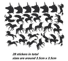 Unicorn Vinyl Stickers ( Multiple colours to choose from )