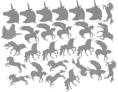 Unicorn Vinyl Stickers ( Multiple colours to choose from )