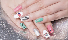 United States USA Nail Art