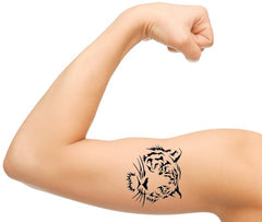 White Tiger  Temporary Tattoos