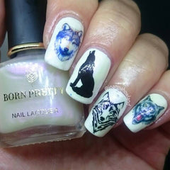 Wolf Nail Art Decals