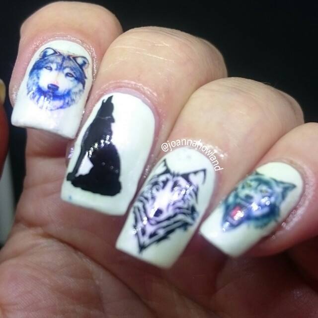 Wolf Nail Art Decals